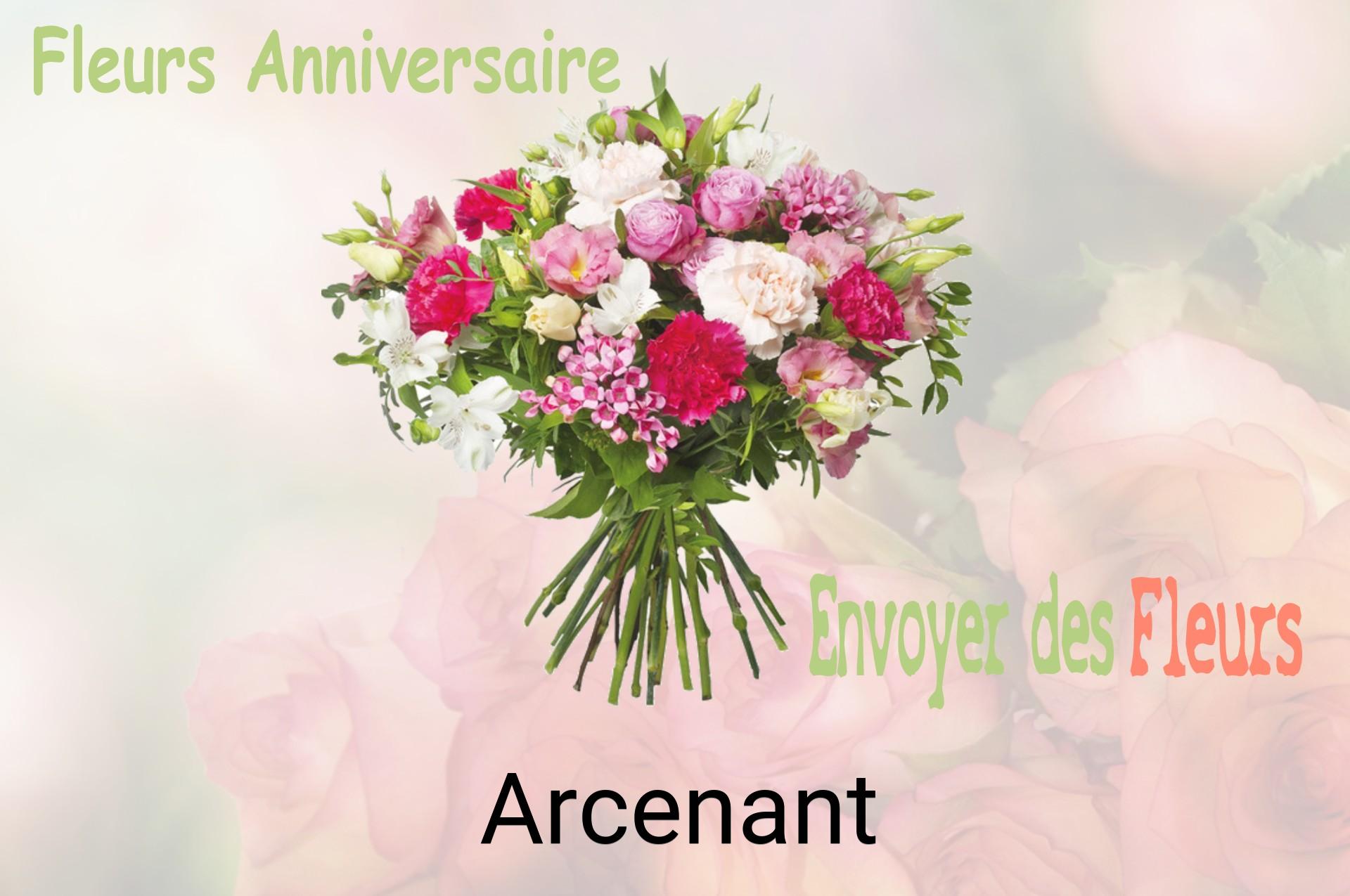 Bouquet de fleurs d’anniversaire livré à Arcenant